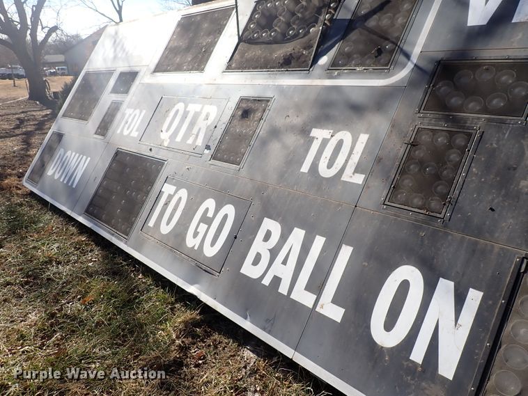 image for item JU9018 Fairtron FB-8120TK  football scoreboard