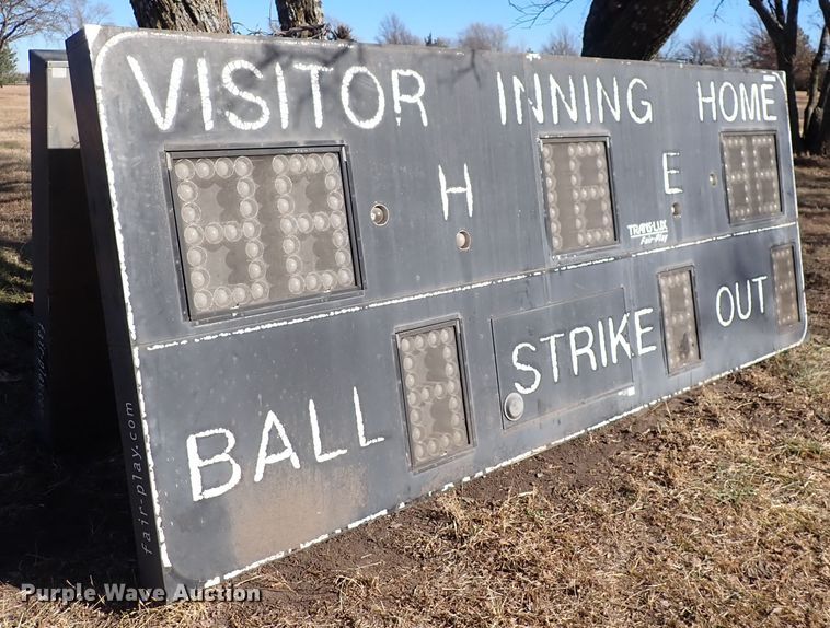 image for item JU9019 (2) Trans Lux baseball scoreboards