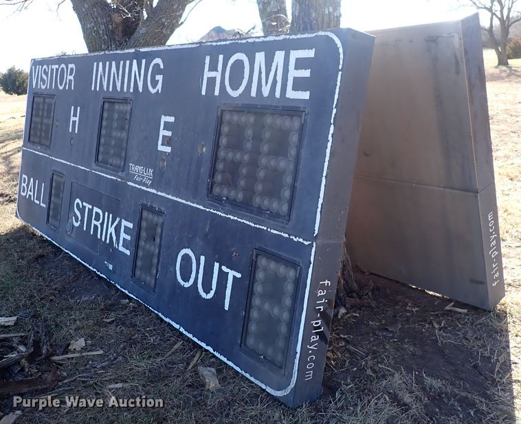 image for item JU9019 (2) Trans Lux baseball scoreboards