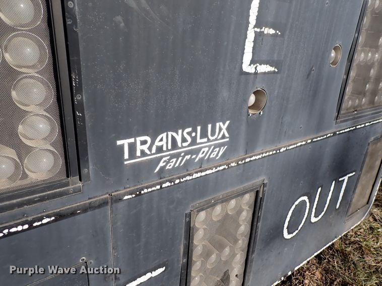 image for item JU9019 (2) Trans Lux baseball scoreboards