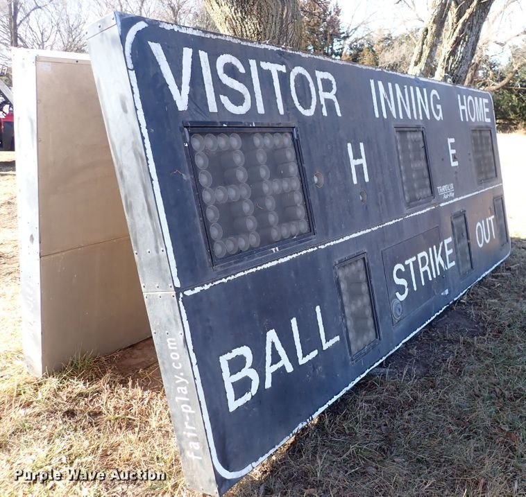 image for item JU9019 (2) Trans Lux baseball scoreboards