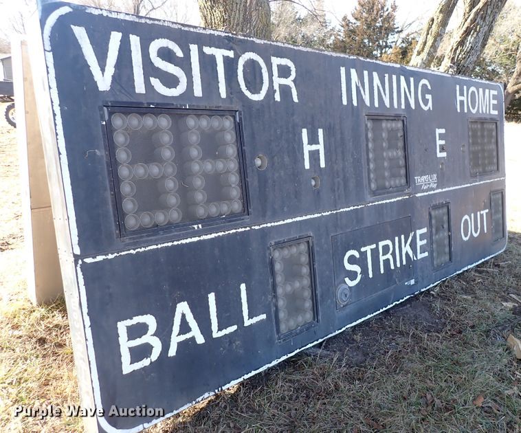 image for item JU9019 (2) Trans Lux baseball scoreboards