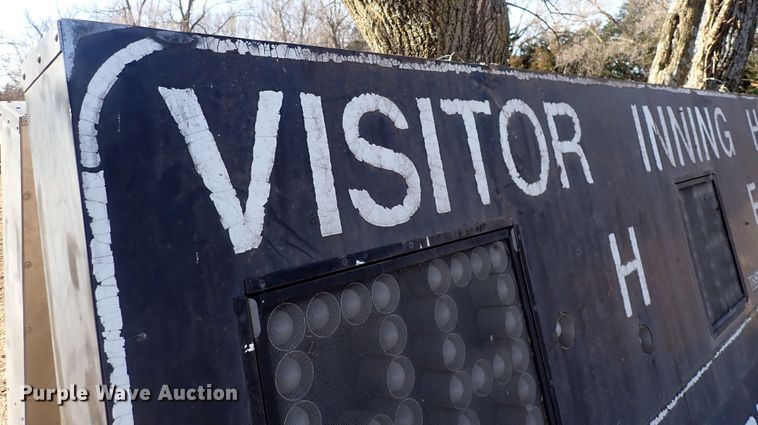 image for item JU9019 (2) Trans Lux baseball scoreboards