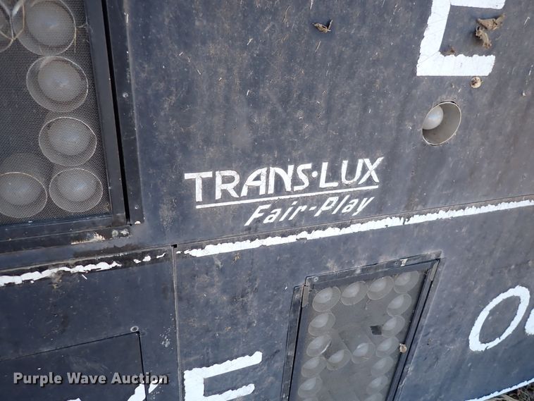 image for item JU9019 (2) Trans Lux baseball scoreboards