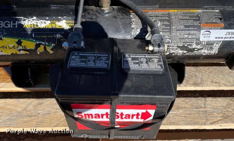 image for item JX9874 John Deere AC2-8GH  air compressor