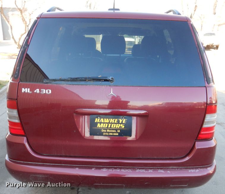 image for item KH9109 2000 Mercedes Benz ML430  SUV