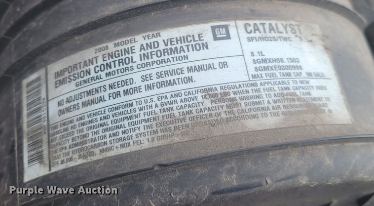 image for item KH9864 2005 GMC C5500  tow truck