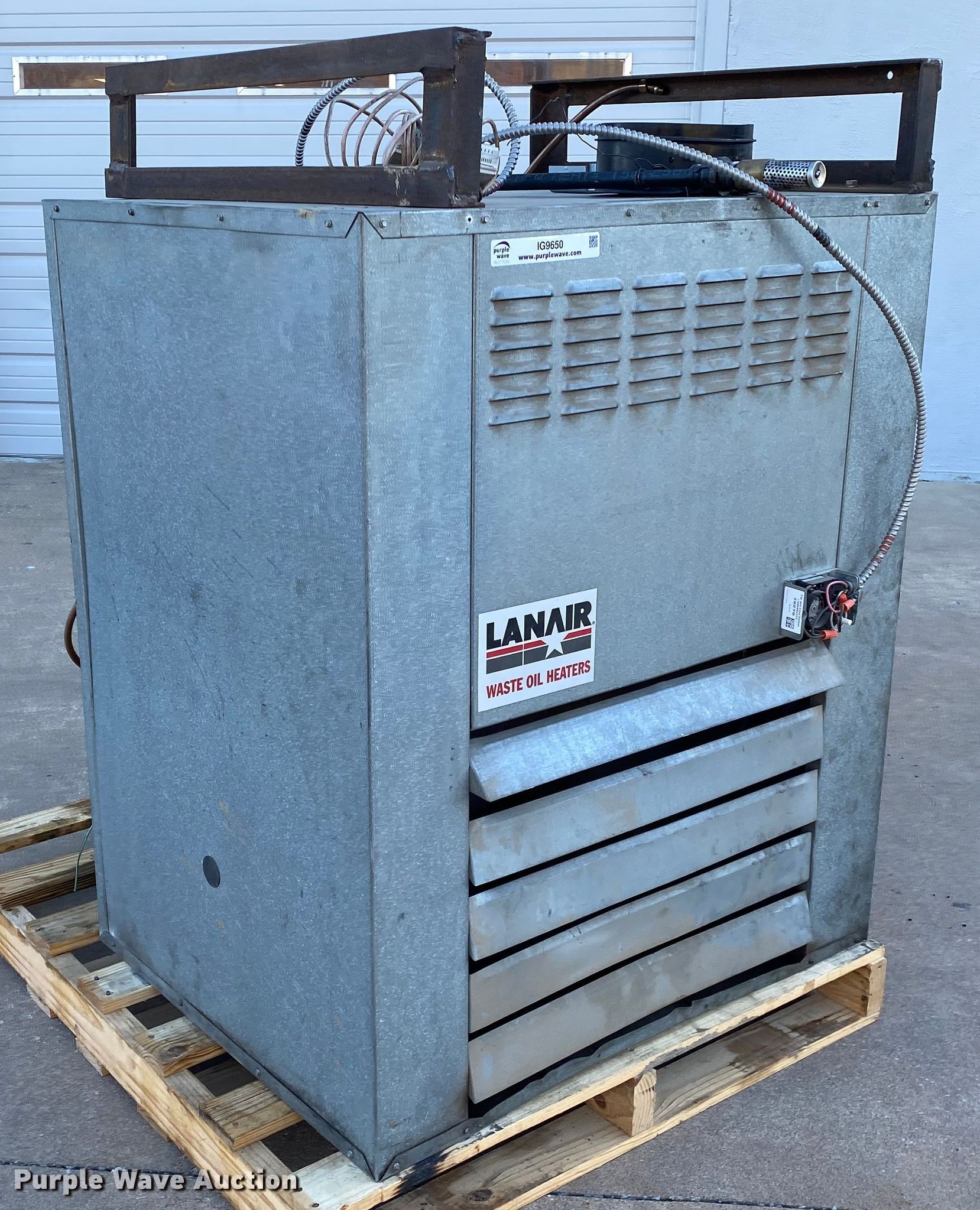 Lanair HI-260 waste oil heater in Tulsa, OK | Item IG9650 sold | Purple Wave