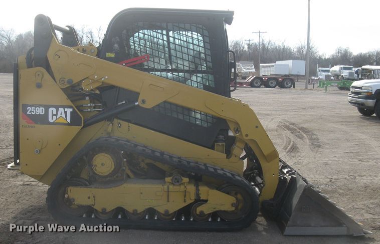 image for item DG5326 2018 Caterpillar 259D  tracked skid steer loader