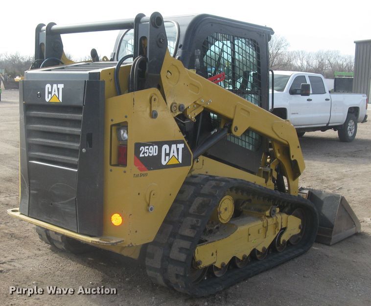 image for item DG5326 2018 Caterpillar 259D  tracked skid steer loader
