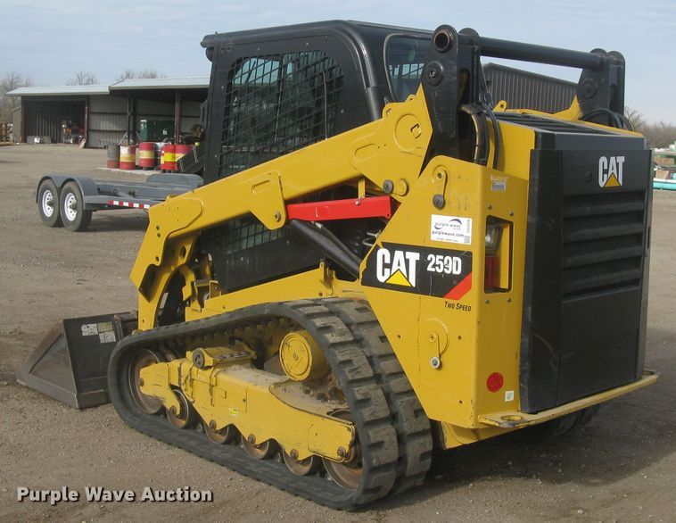 image for item DG5326 2018 Caterpillar 259D  tracked skid steer loader