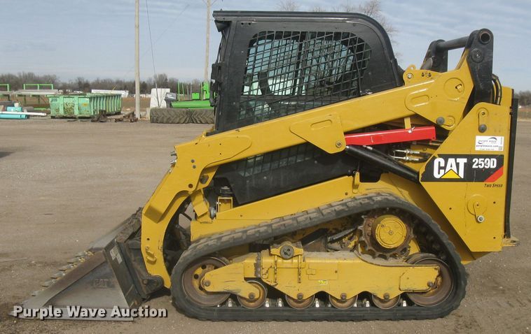 image for item DG5326 2018 Caterpillar 259D  tracked skid steer loader