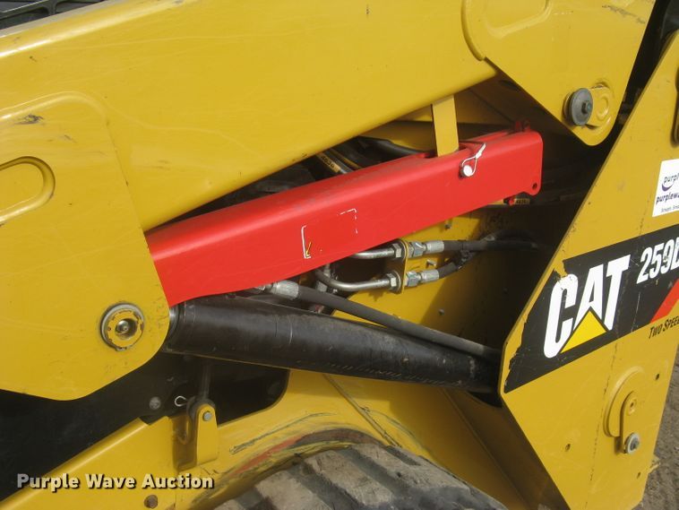 image for item DG5326 2018 Caterpillar 259D  tracked skid steer loader