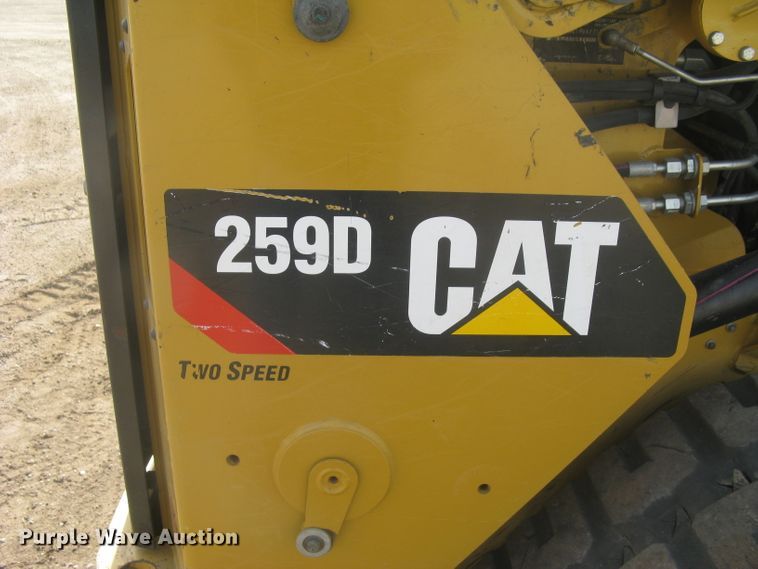 image for item DG5326 2018 Caterpillar 259D  tracked skid steer loader