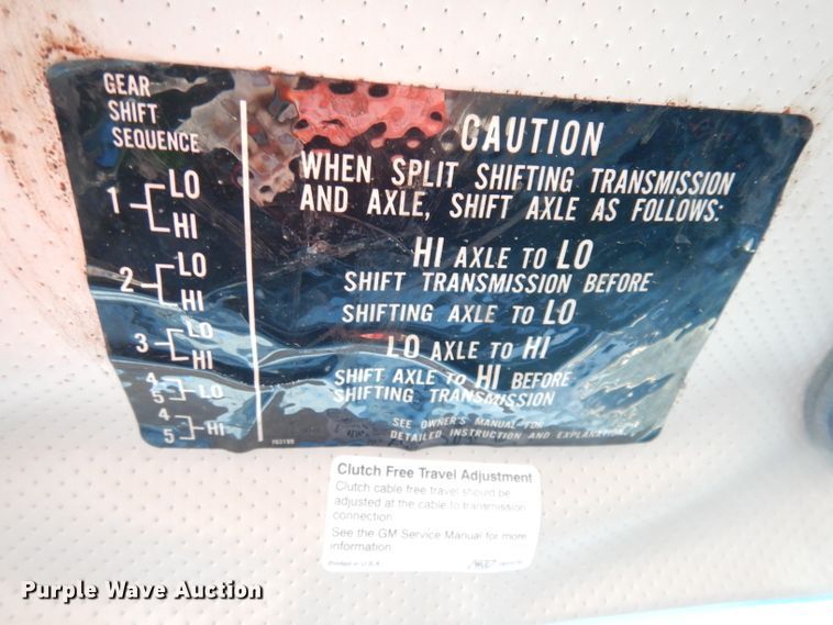 image for item DH8814 2002 GMC C6500  dump truck