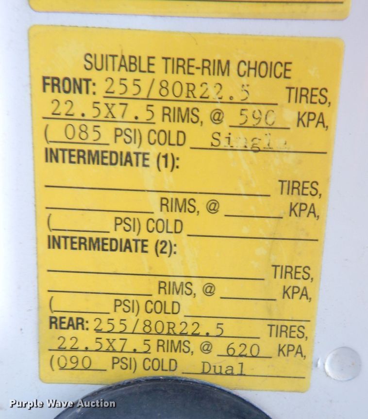 image for item DH8814 2002 GMC C6500  dump truck