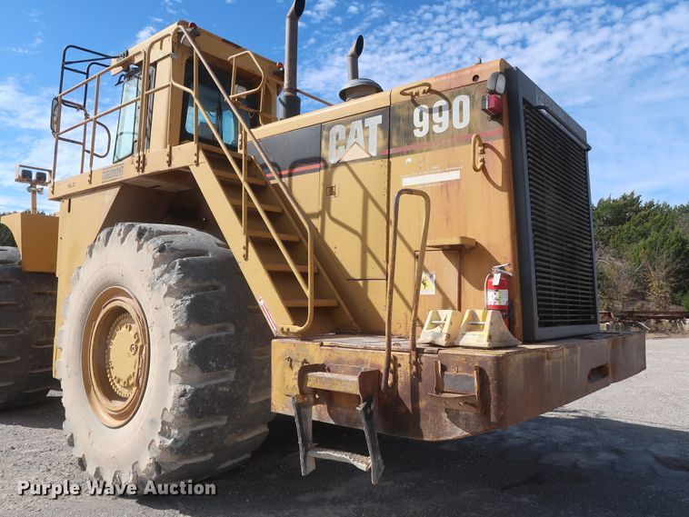image for item DJ2259 1995 Caterpillar 990 Series II  wheel loader