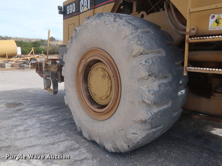 image for item DJ2259 1995 Caterpillar 990 Series II  wheel loader