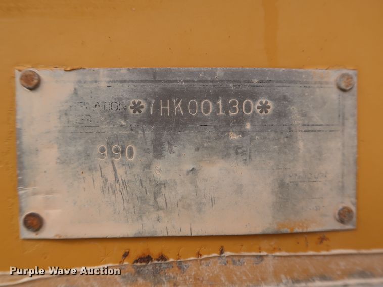 image for item DJ2259 1995 Caterpillar 990 Series II  wheel loader