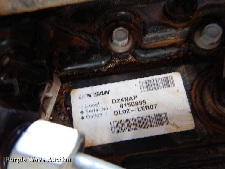 image for item DK8733 2018 Doosan P185WDO-T4F  air compressor