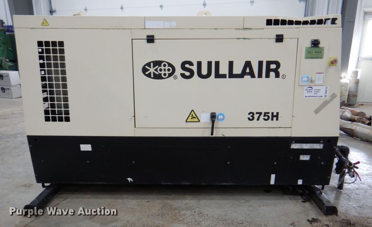 image for item DK8735 2013 Sullair 375CHAFDPQCA4  air compressor
