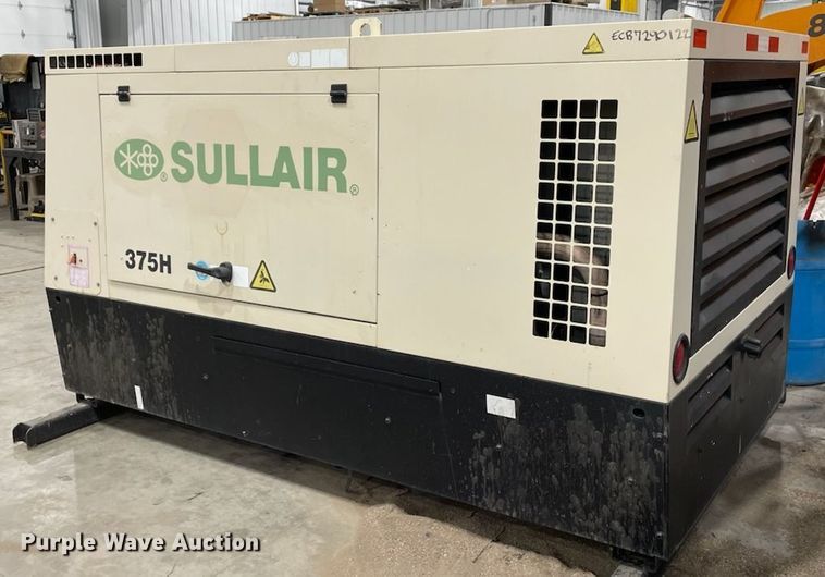 image for item DK8735 2013 Sullair 375CHAFDPQCA4  air compressor