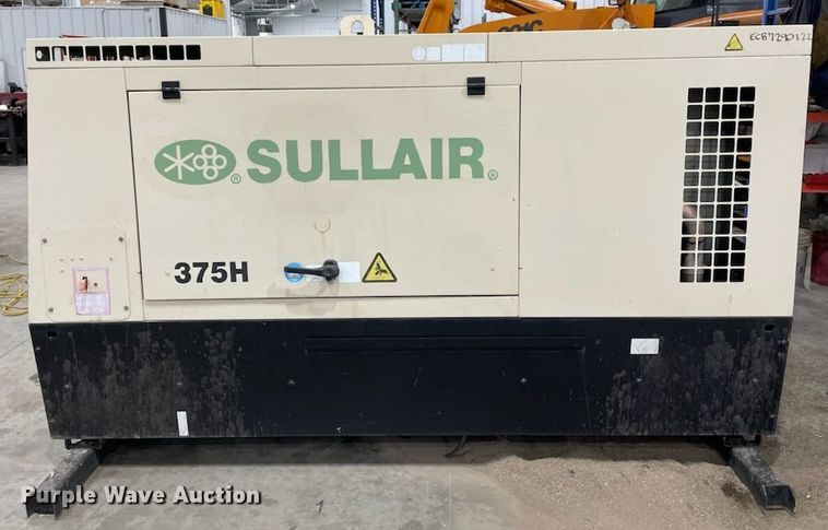 image for item DK8735 2013 Sullair 375CHAFDPQCA4  air compressor