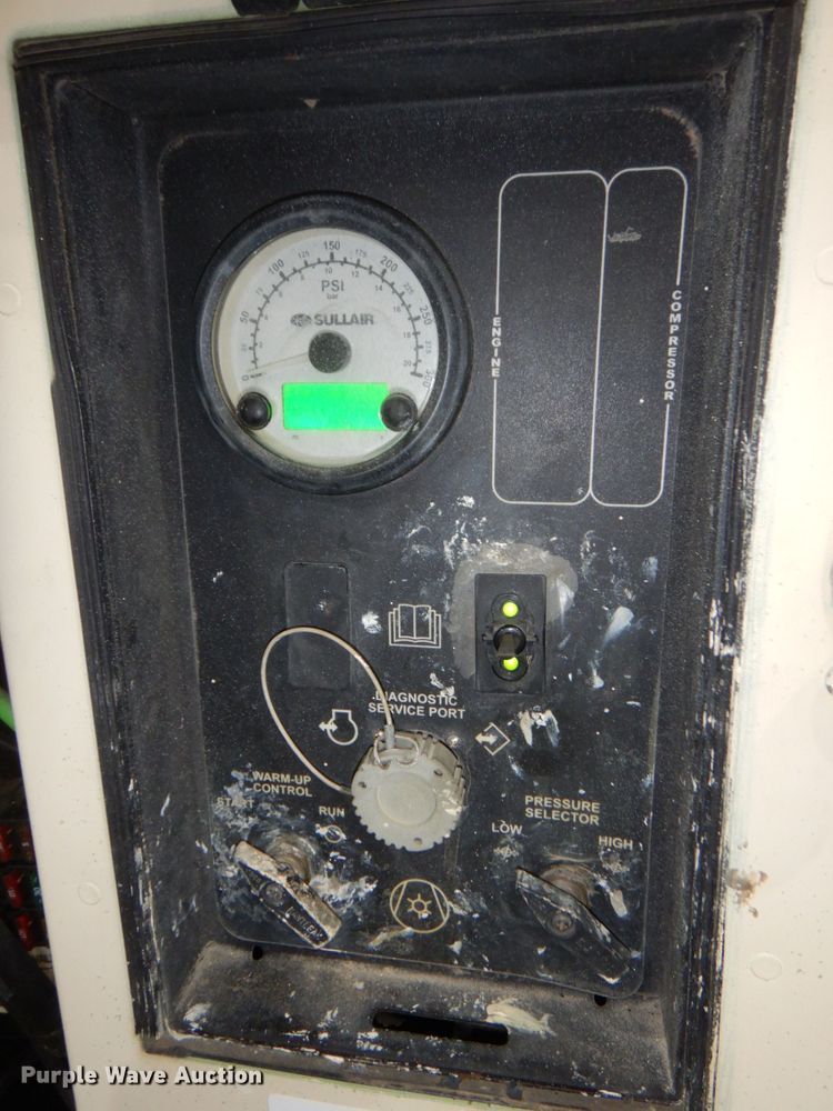image for item DK8735 2013 Sullair 375CHAFDPQCA4  air compressor