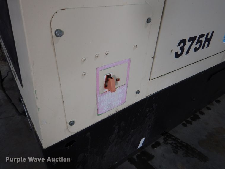 image for item DK8735 2013 Sullair 375CHAFDPQCA4  air compressor