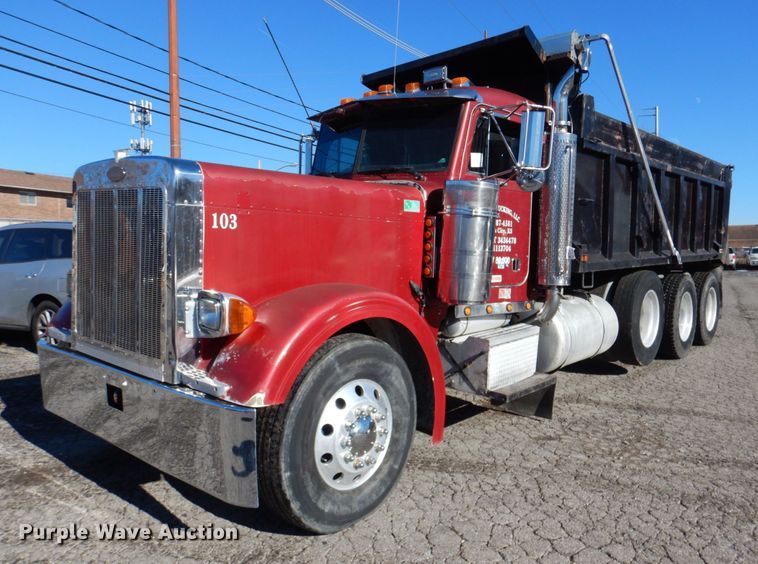 image for item DL8879 1996 Peterbilt 379  dump truck