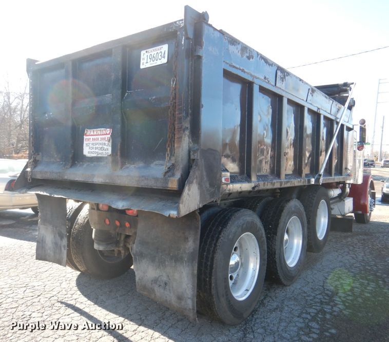 image for item DL8879 1996 Peterbilt 379  dump truck