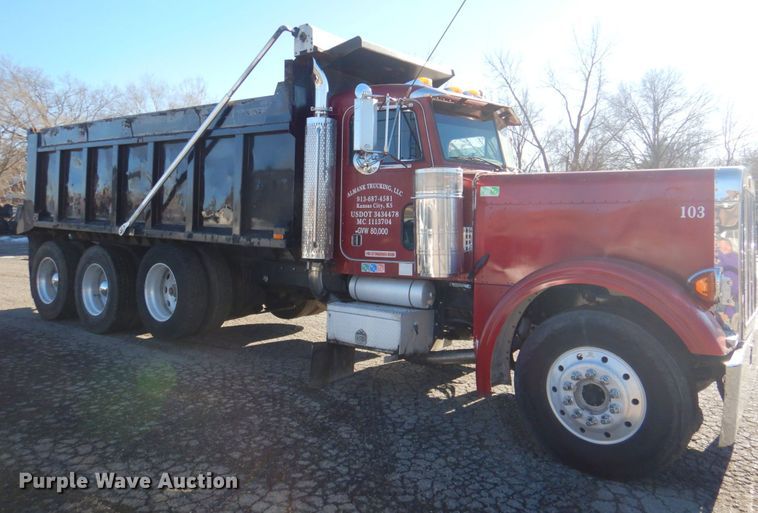 image for item DL8879 1996 Peterbilt 379  dump truck