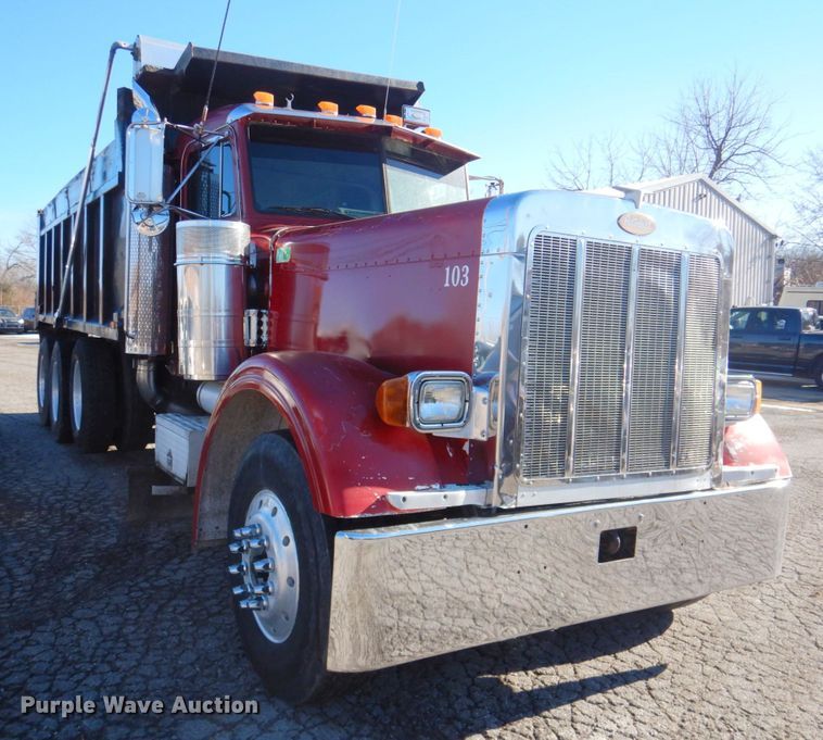 image for item DL8879 1996 Peterbilt 379  dump truck