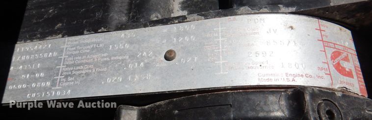 image for item DL8879 1996 Peterbilt 379  dump truck