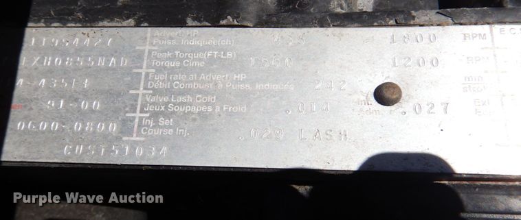 image for item DL8879 1996 Peterbilt 379  dump truck