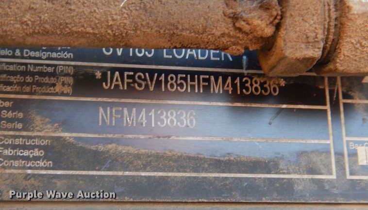 image for item DN2669 2015 Case SV185  skid steer loader