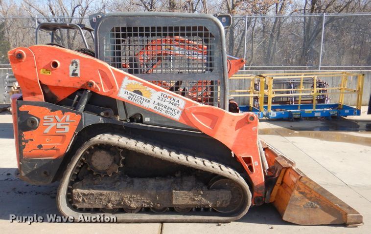 image for item DN2670 Kubota SVL75  tracked skid steer loader