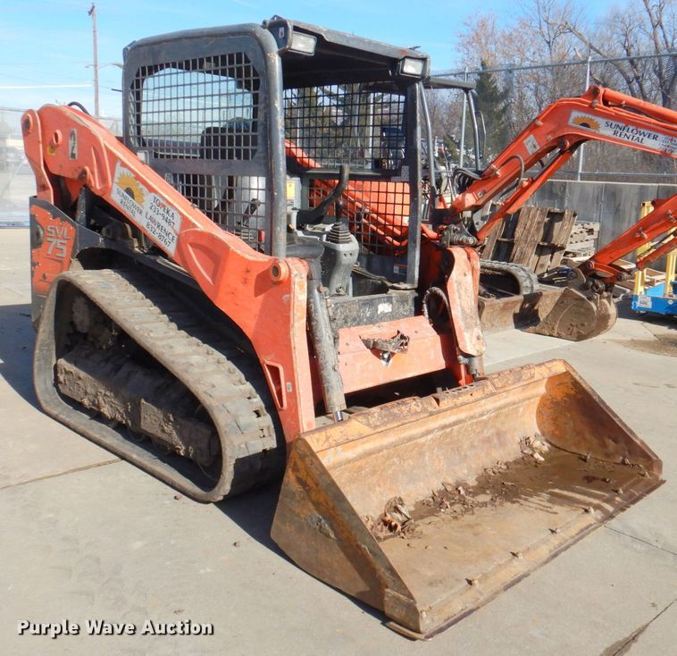 image for item DN2670 Kubota SVL75  tracked skid steer loader
