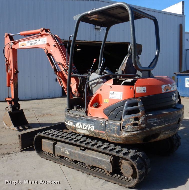 image for item DN2671 2012 Kubota KX121-3ST  mini excavator