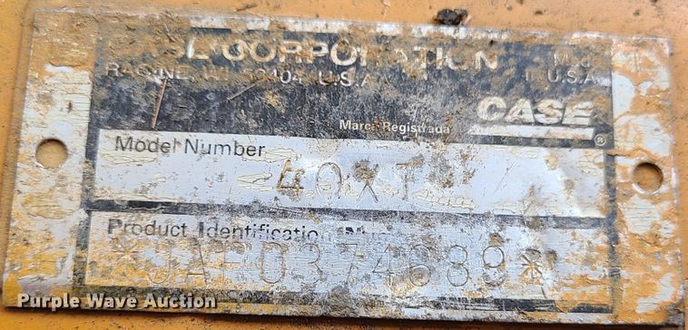 image for item GB9178 2002 Case 40XT  skid steer loader