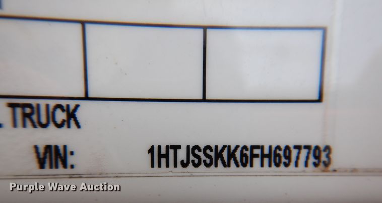 image for item JH9892 2015 International TerraStar  bucket truck