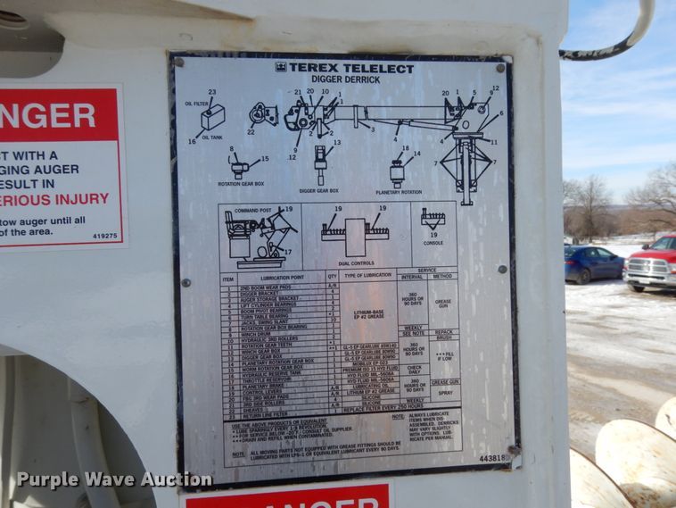 image for item JK9845 2006 International 4300  digger derrick truck