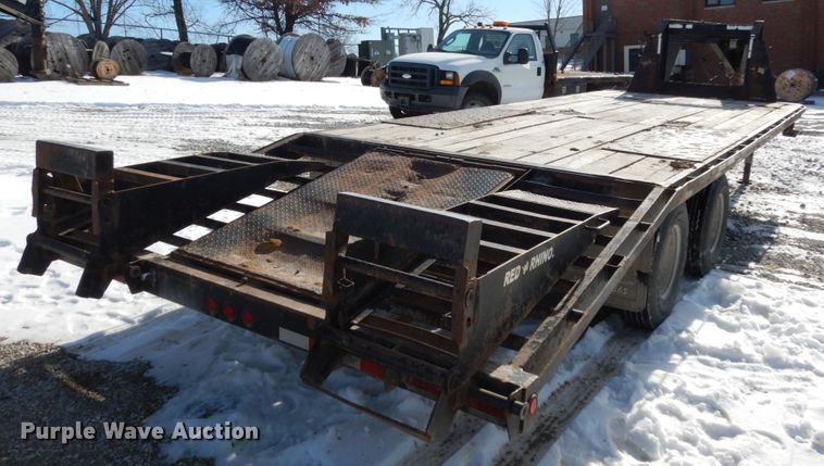 image for item JK9846 2012 Red Rhino  equipment trailer