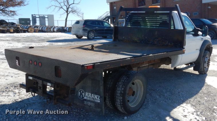 image for item JK9850 2007 Ford F550 Super Duty XL  flatbed truck