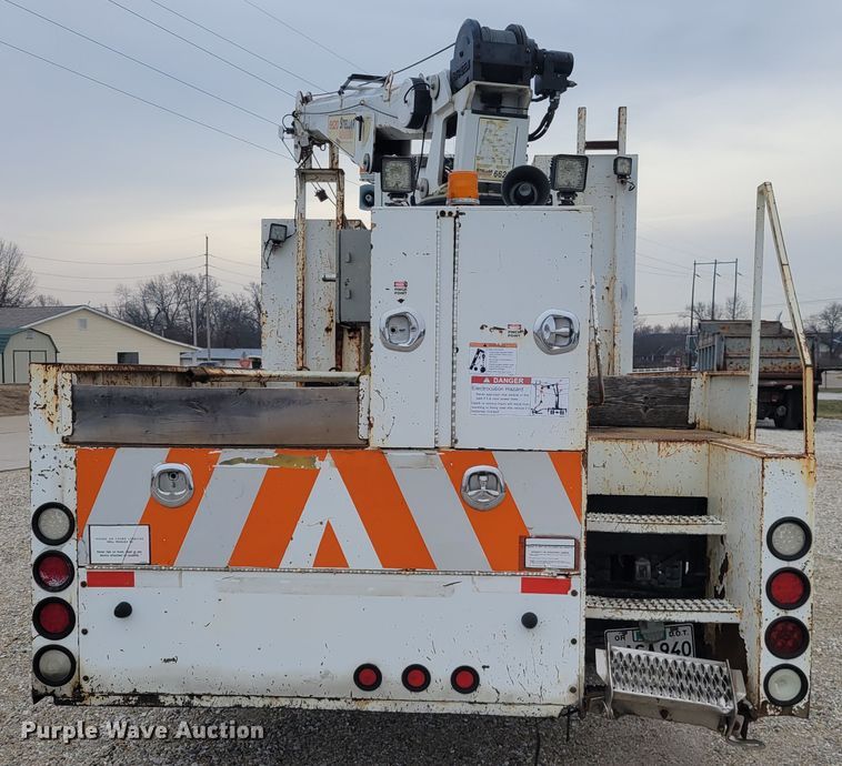 image for item KH9861 2007 Sterling Acterra  Crew Cab crane truck