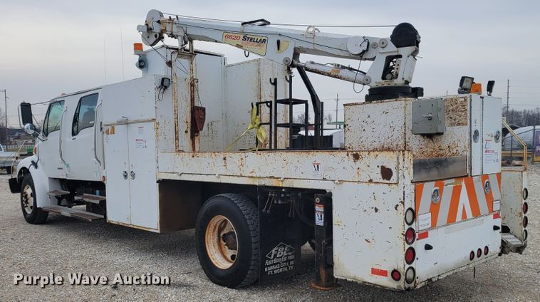 image for item KH9861 2007 Sterling Acterra  Crew Cab crane truck