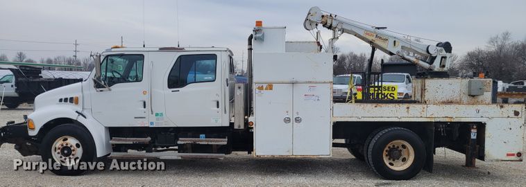 image for item KH9861 2007 Sterling Acterra  Crew Cab crane truck