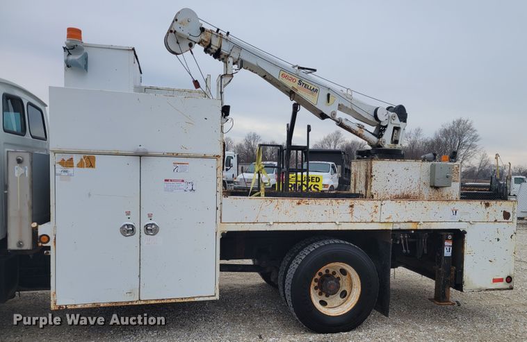 image for item KH9861 2007 Sterling Acterra  Crew Cab crane truck