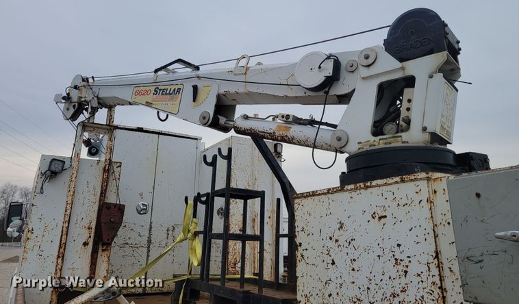 image for item KH9861 2007 Sterling Acterra  Crew Cab crane truck