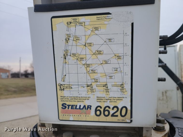 image for item KH9861 2007 Sterling Acterra  Crew Cab crane truck